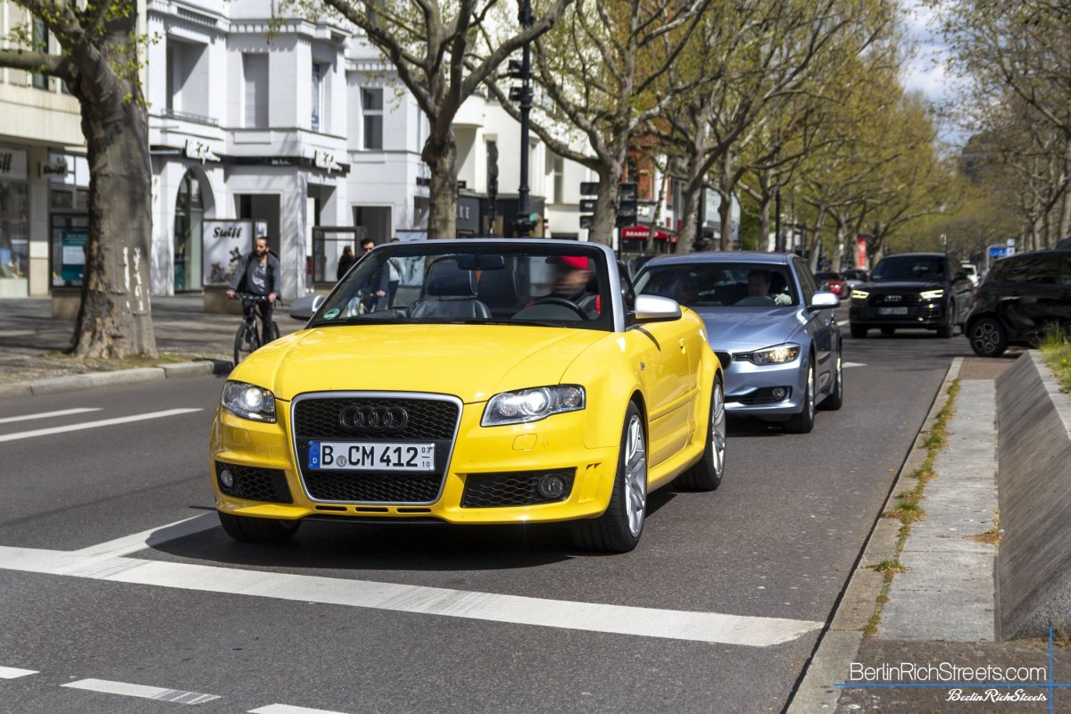 Audi RS4 B7 Cabriolet spotted in Berlin — BerlinRichStreets